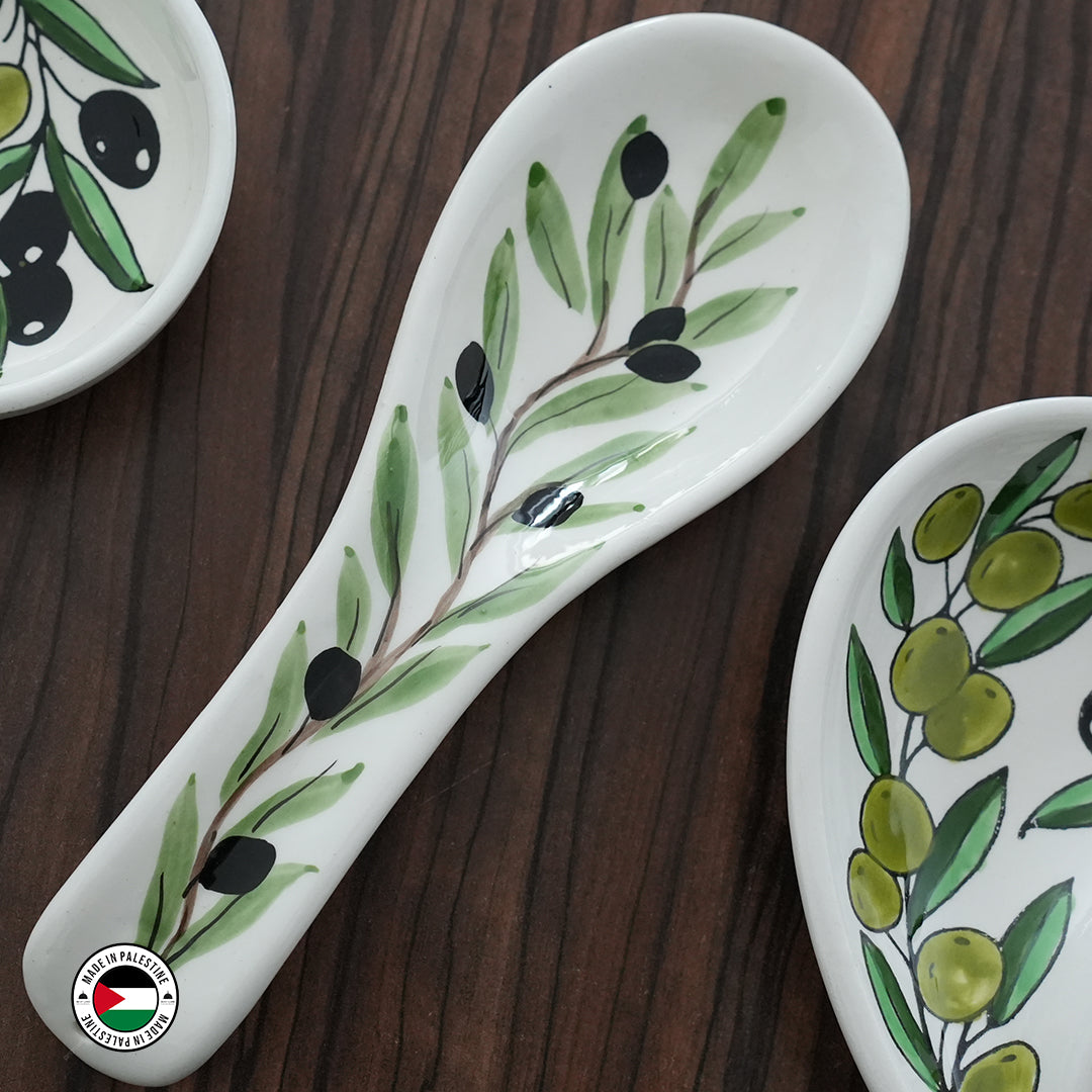 Olive Tree Spoon Rest