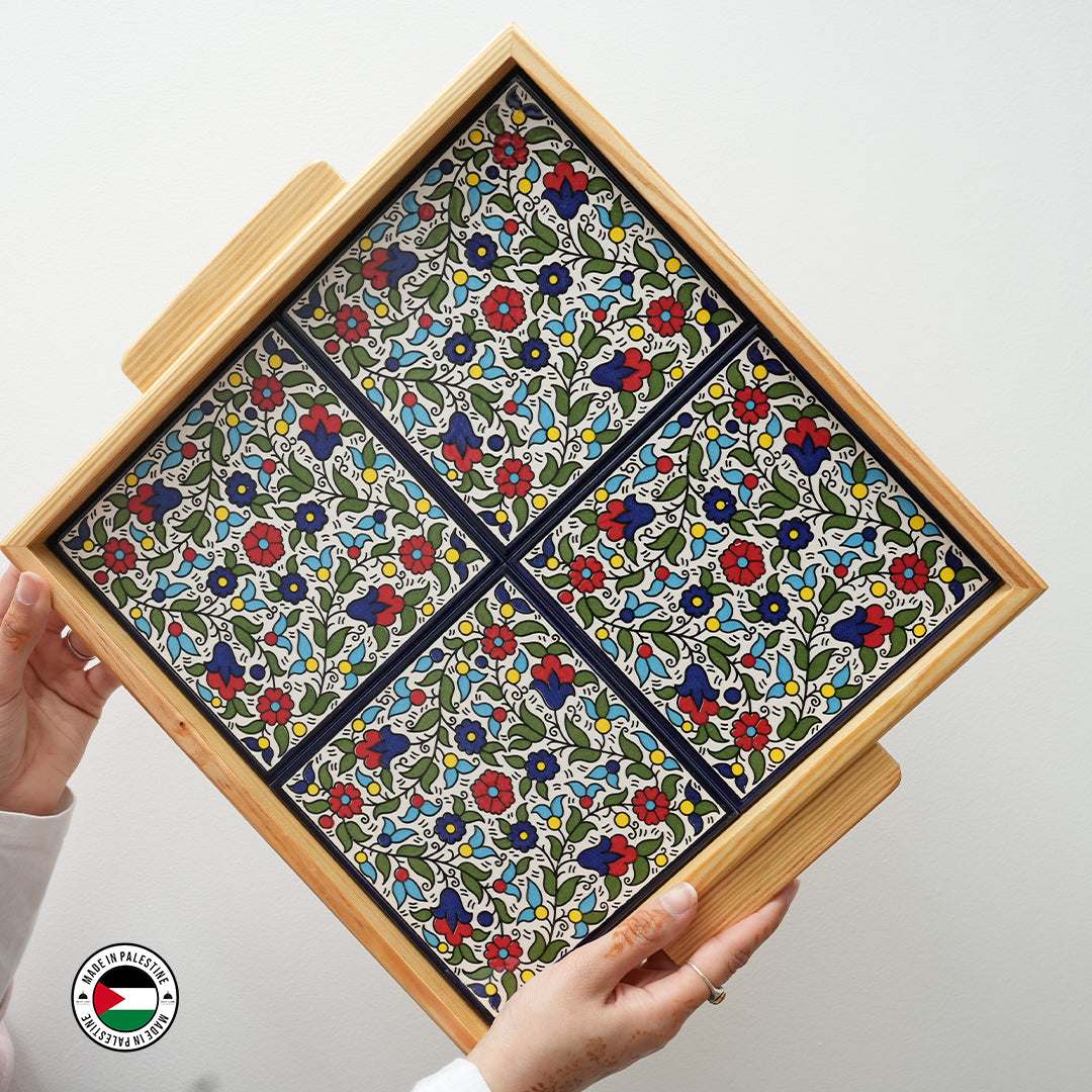 Abrar Wooden Tray (30x30cm)