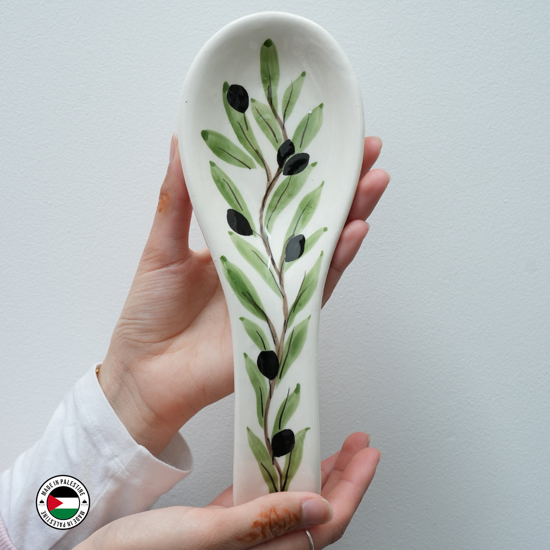 Olive Tree Spoon Rest