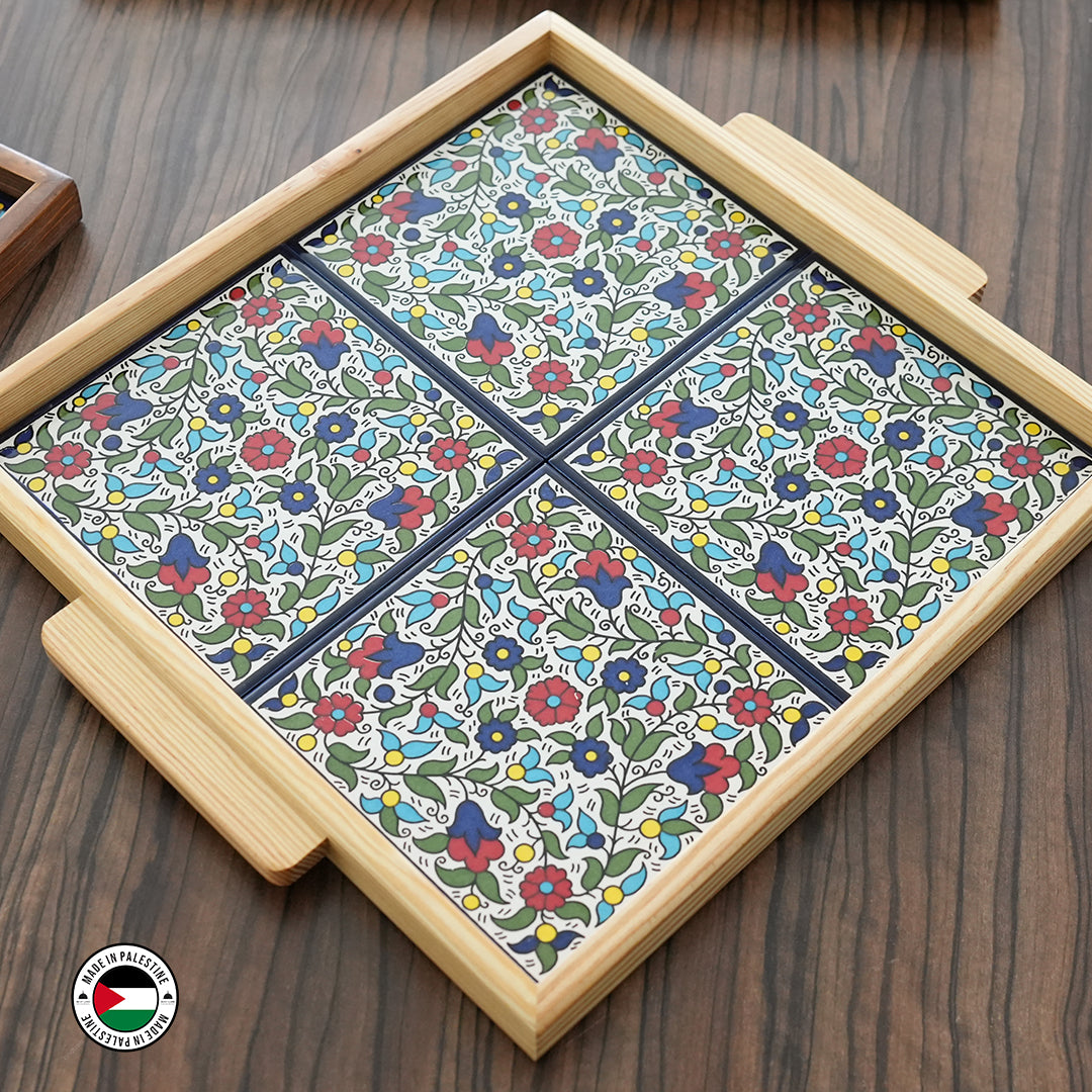 Abrar Wooden Tray (30x30cm)
