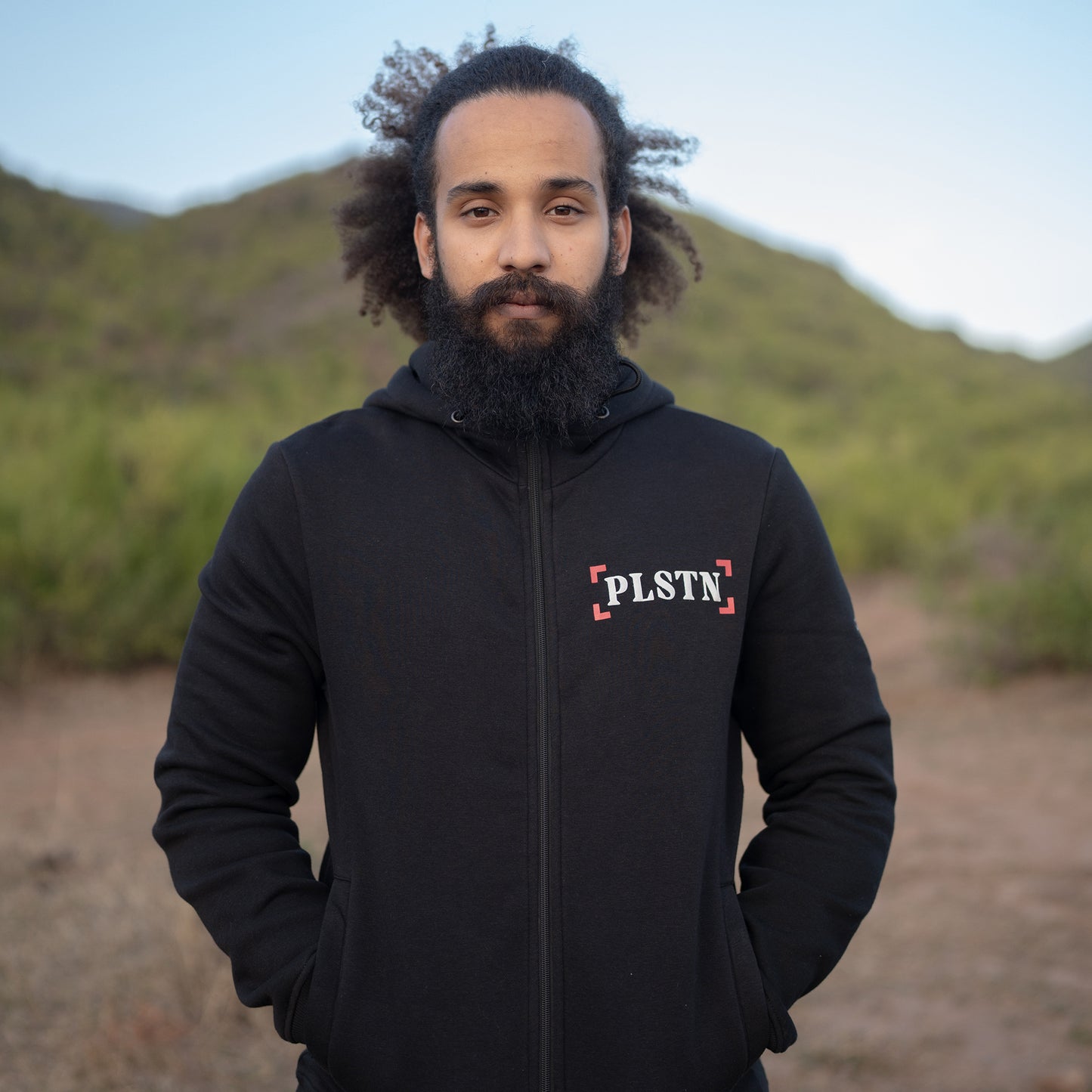 Black Zip Hood