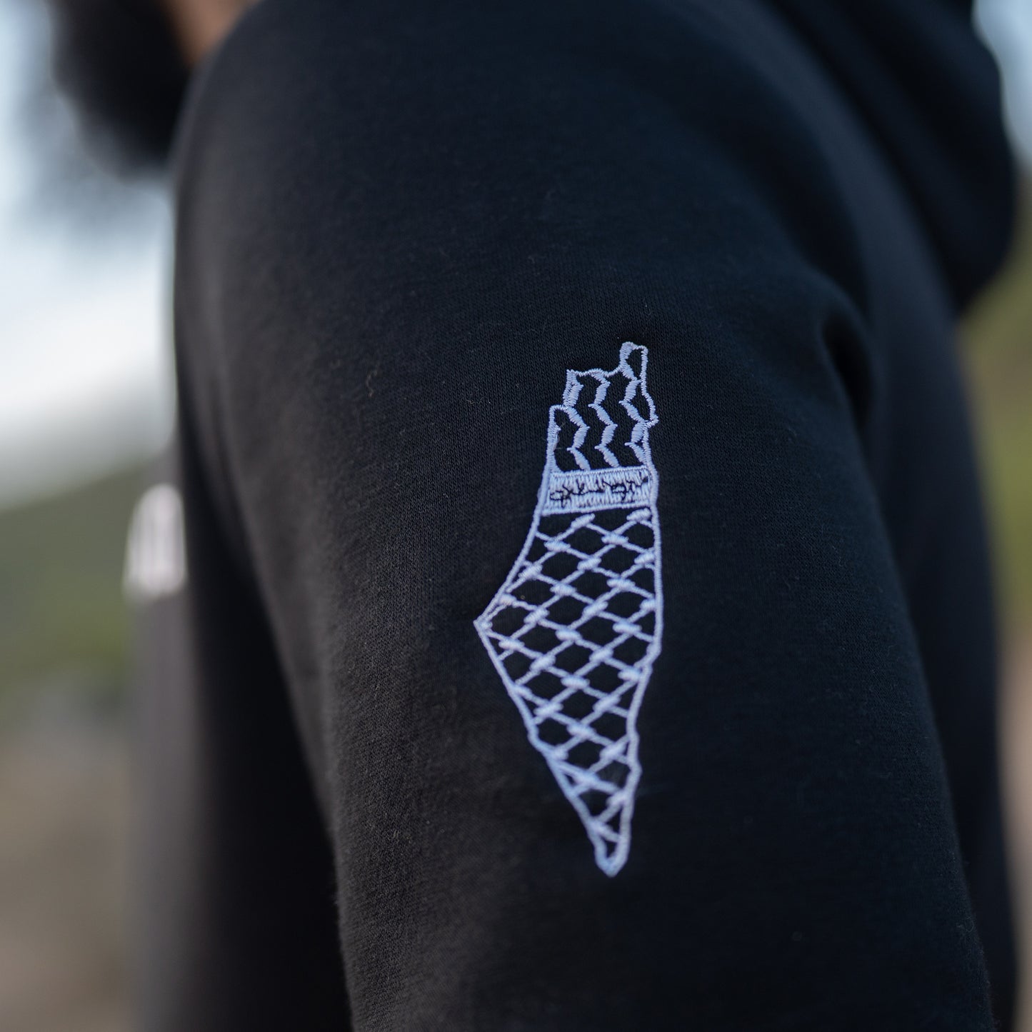 Black Zip Hood Emblem