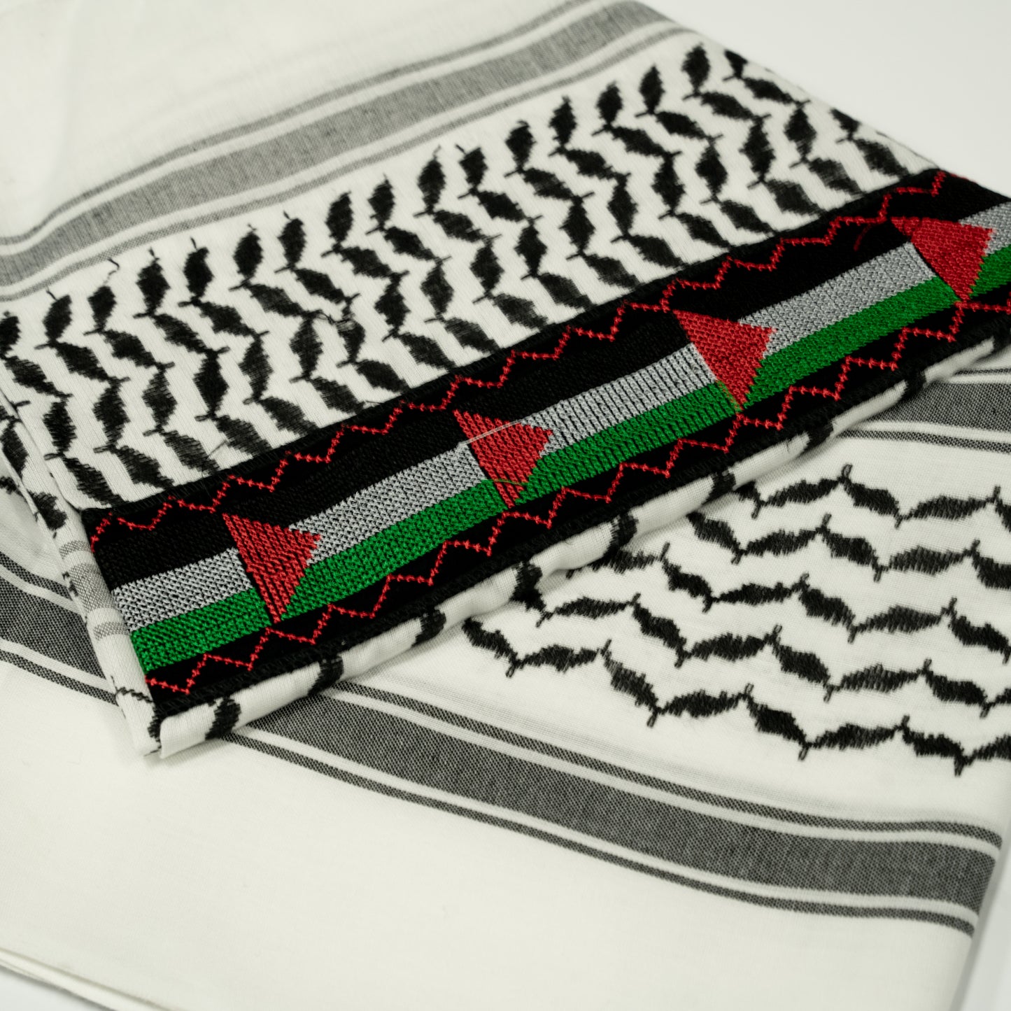 ***Pre-Order*** - Palestine Embroidered Hirbawi Kufiya (Kuffiyeh)
