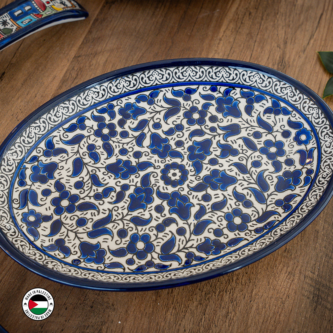 Sameera Oval Plate (22x15cm)
