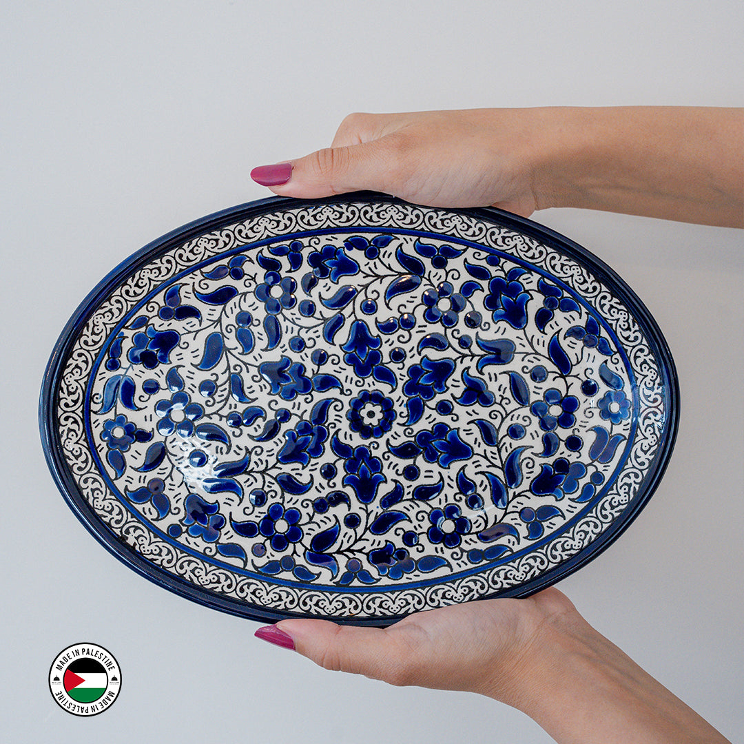 Sameera Oval Plate (22x15cm)