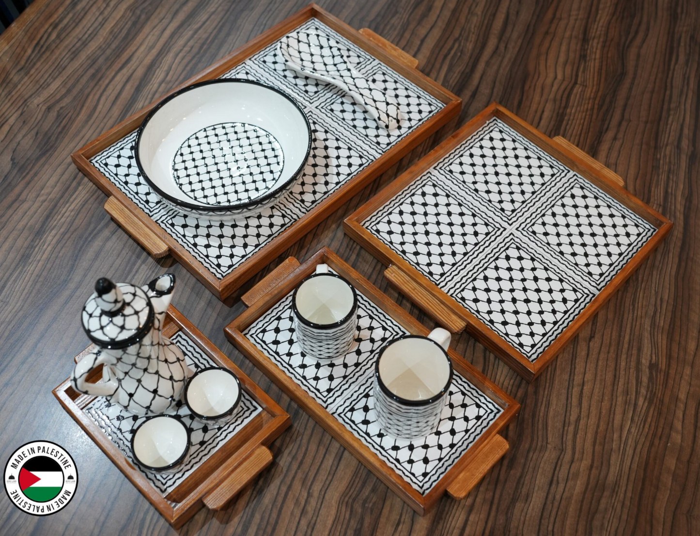 Kuffiyeh Serving Bowl 23cm