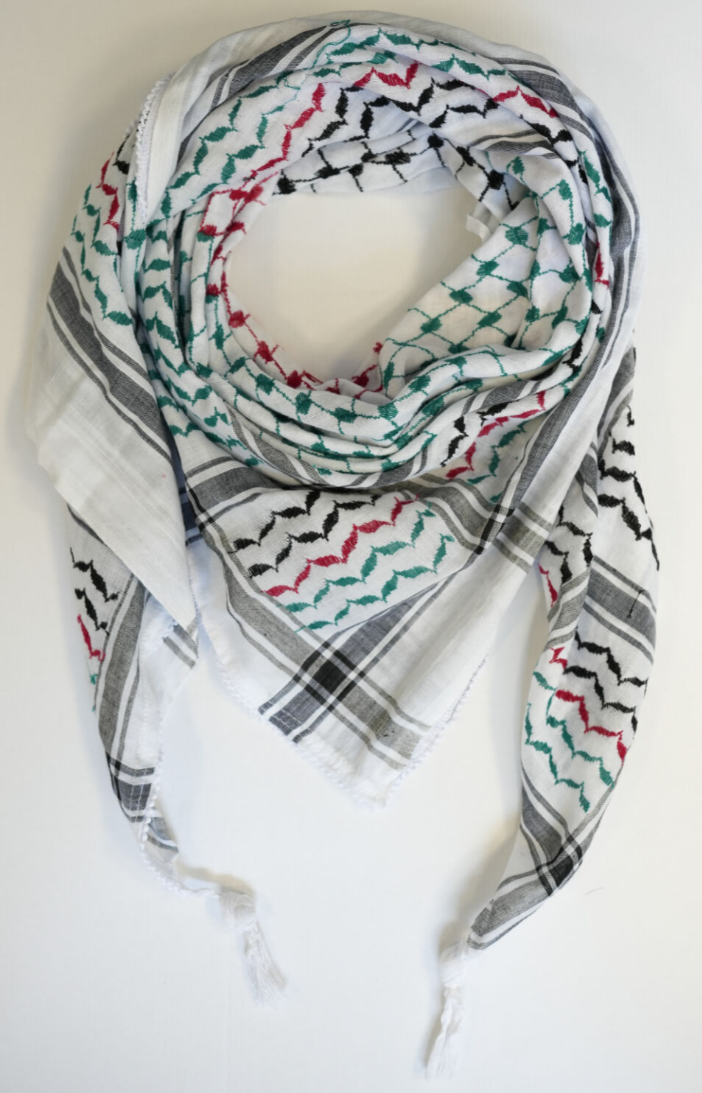 Palestine Flag Hirbawi Kufiya (Kuffiyeh)