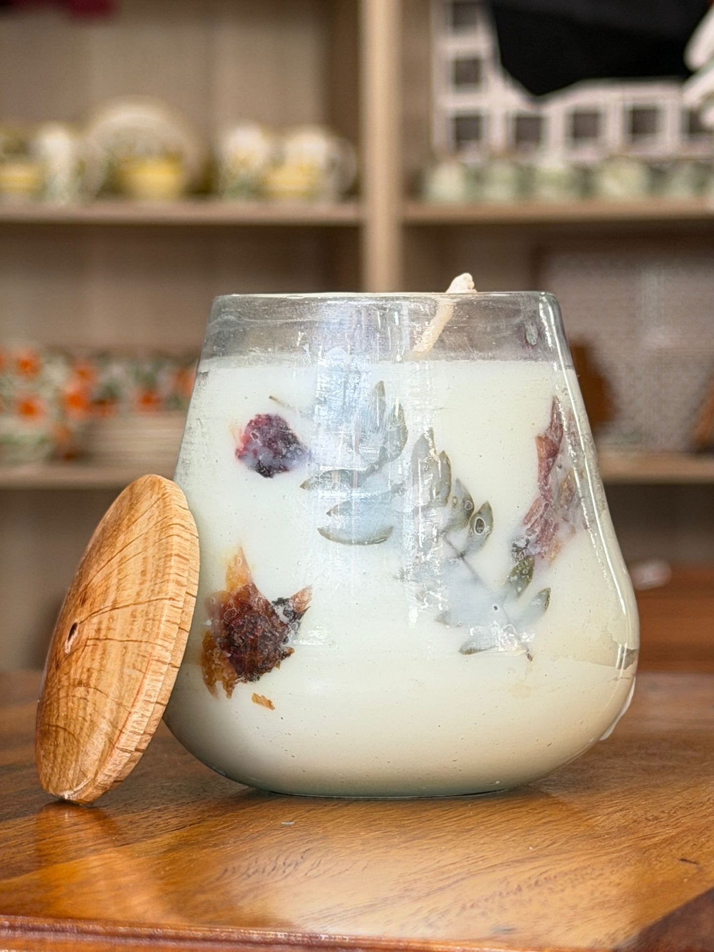 Handmade Candles + Nablus Pomegranate Olive Oil Soap