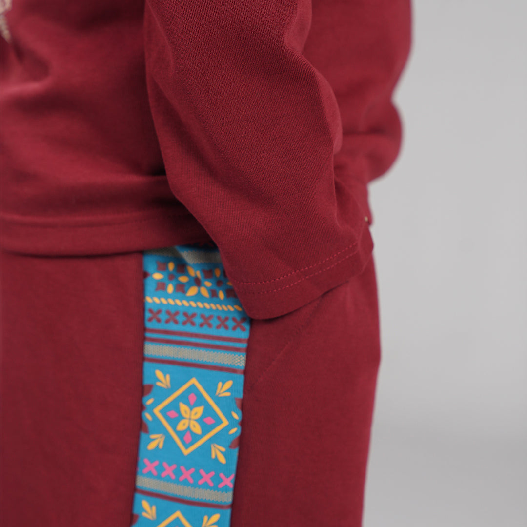 Burgundy Co-Ord Set (XS-2XL)