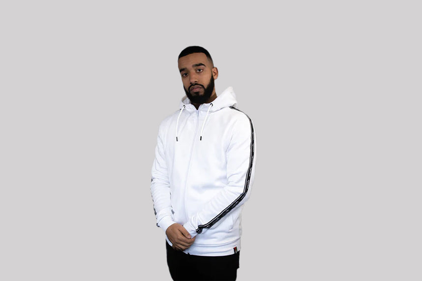 HLD White Zip Up