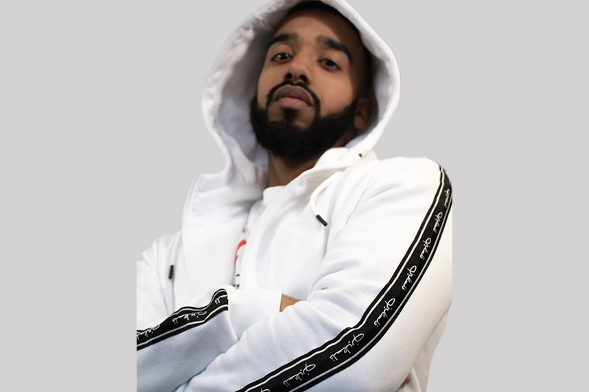 HLD White Zip Up
