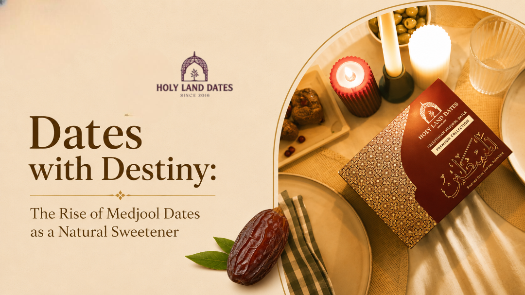 Premium Medjool dates used as healthy sugar alternative
