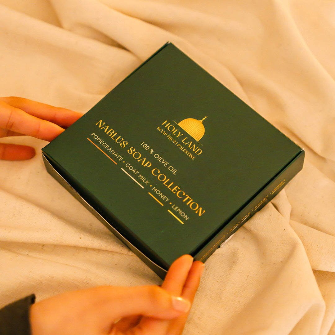 Nablus Olive Oil Soap Gift Box (4 bars)