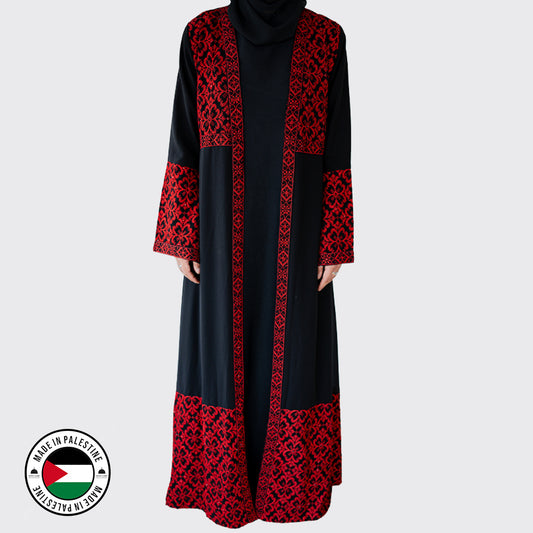 Ramallah Abaya (Red)