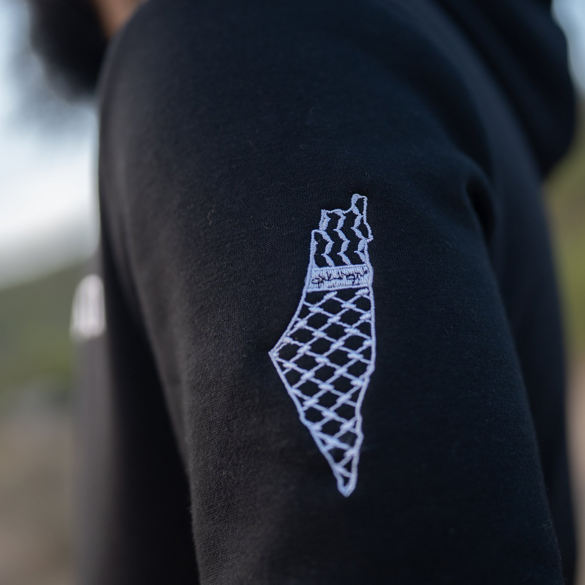 Black Zip Hood Emblem