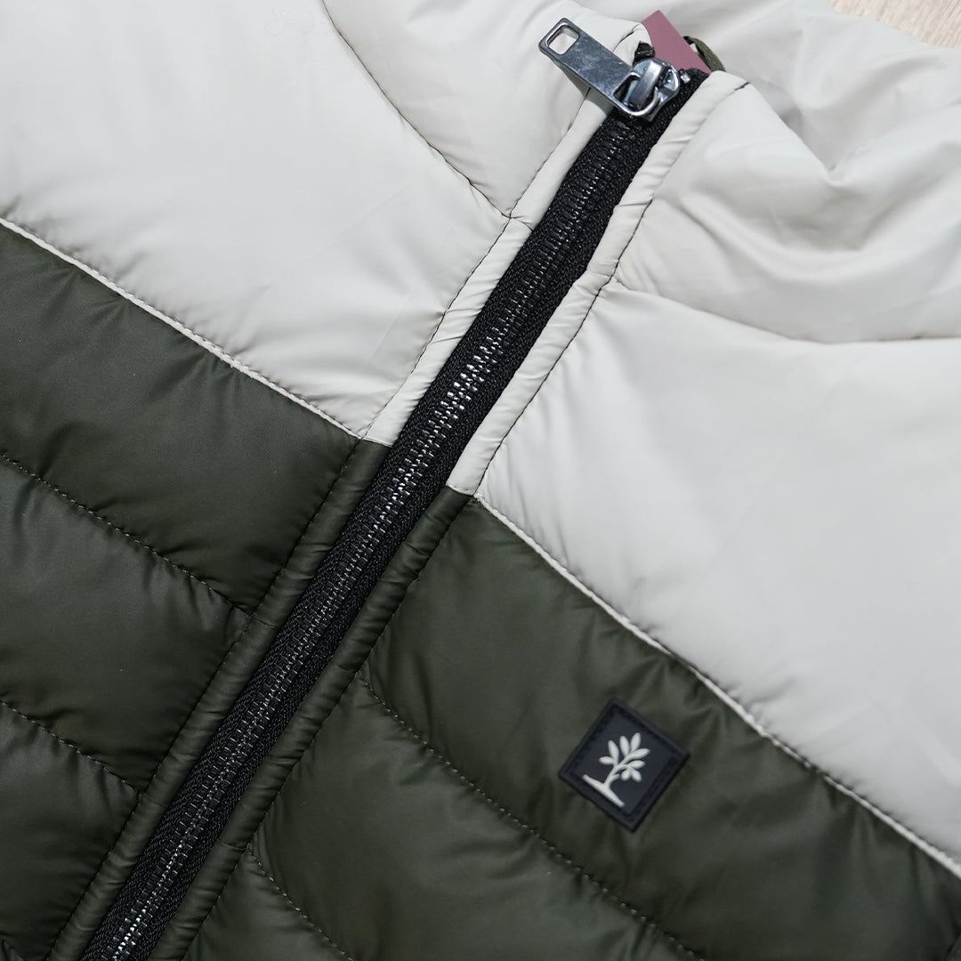 Mens Gilet - Olive/Cream (XS-3XL)