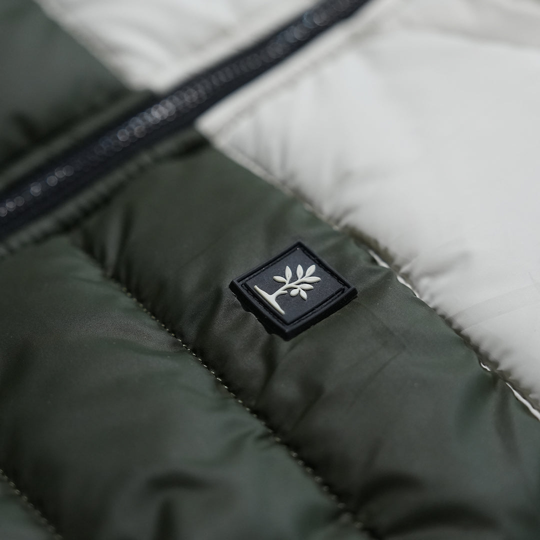 Mens Gilet - Olive/Cream (XS-3XL)