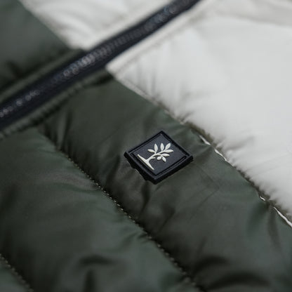 Mens Gilet - Olive/Cream (XS-3XL)