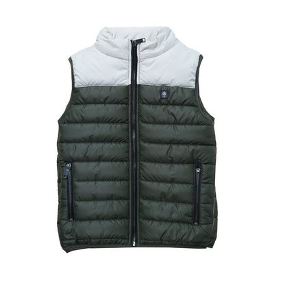 Kid’s Gilet – Green/Cream (3-16 years)