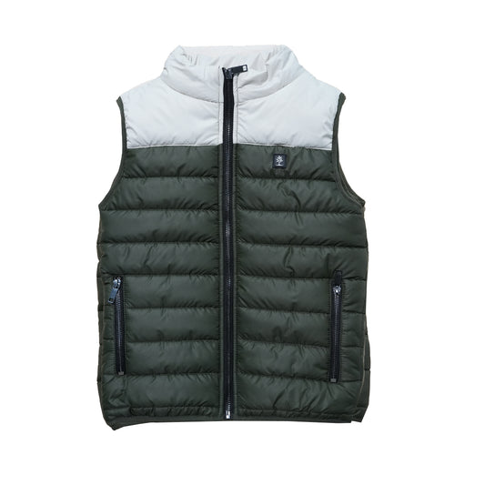 Kid’s Gilet – Green/Cream (3-16 years)