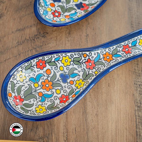 Repose-cuillère En Céramique Blanche - Porte-ustensiles De Cuisine, Déco Noël, Pour Cuillère, Spatule, Louche