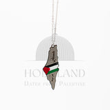 Free Palestine (Silver) Necklace
