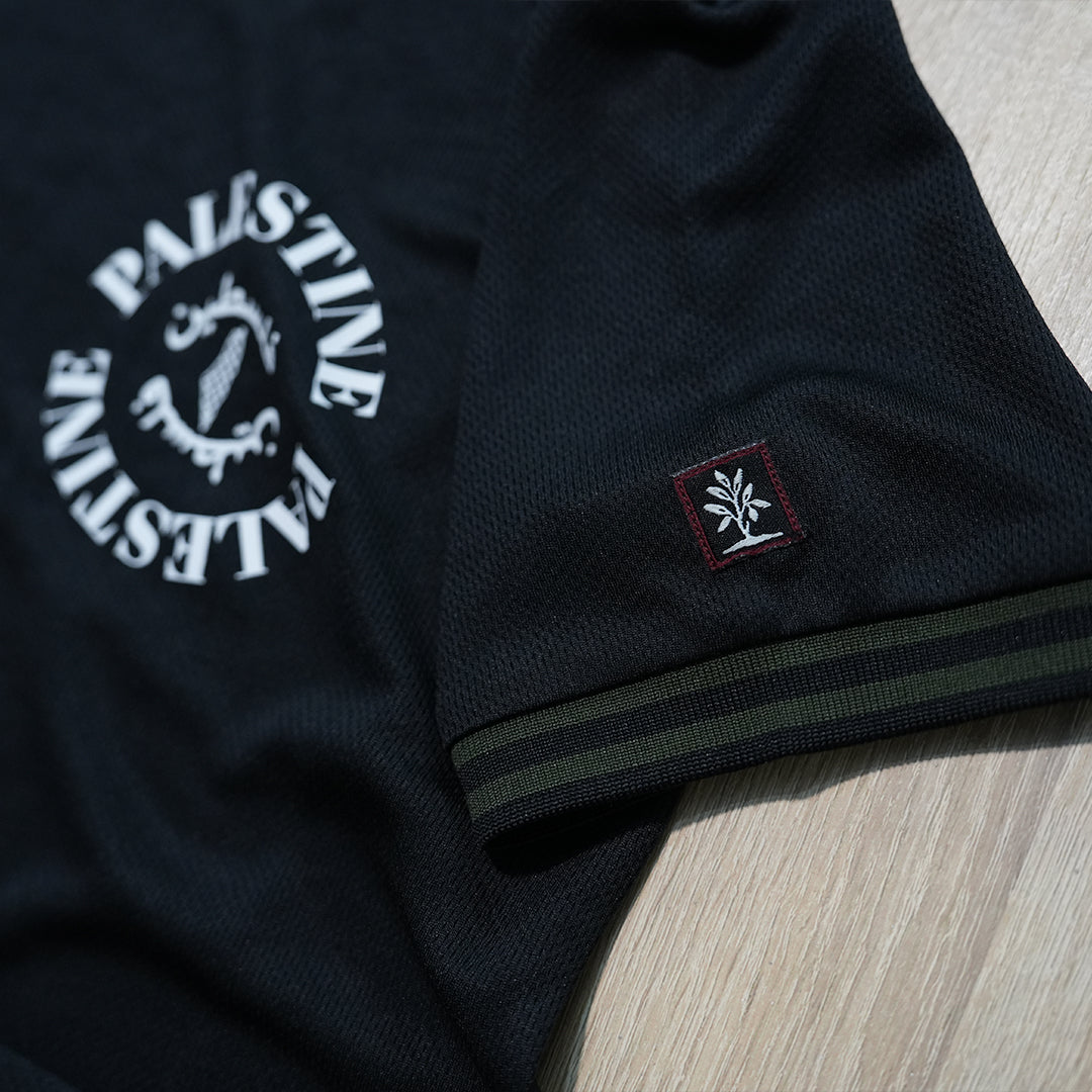Boys Palestine Tee – Black (3–16 Years)