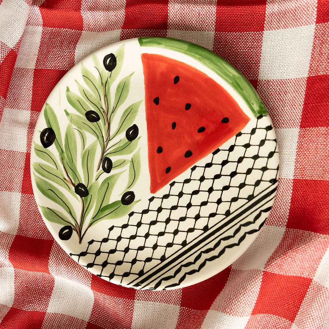 Sumac Plate Sumud Plate (19cm) - Holy Land Dates
