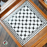 Kuffiyeh Tray 15x15cm + Candle