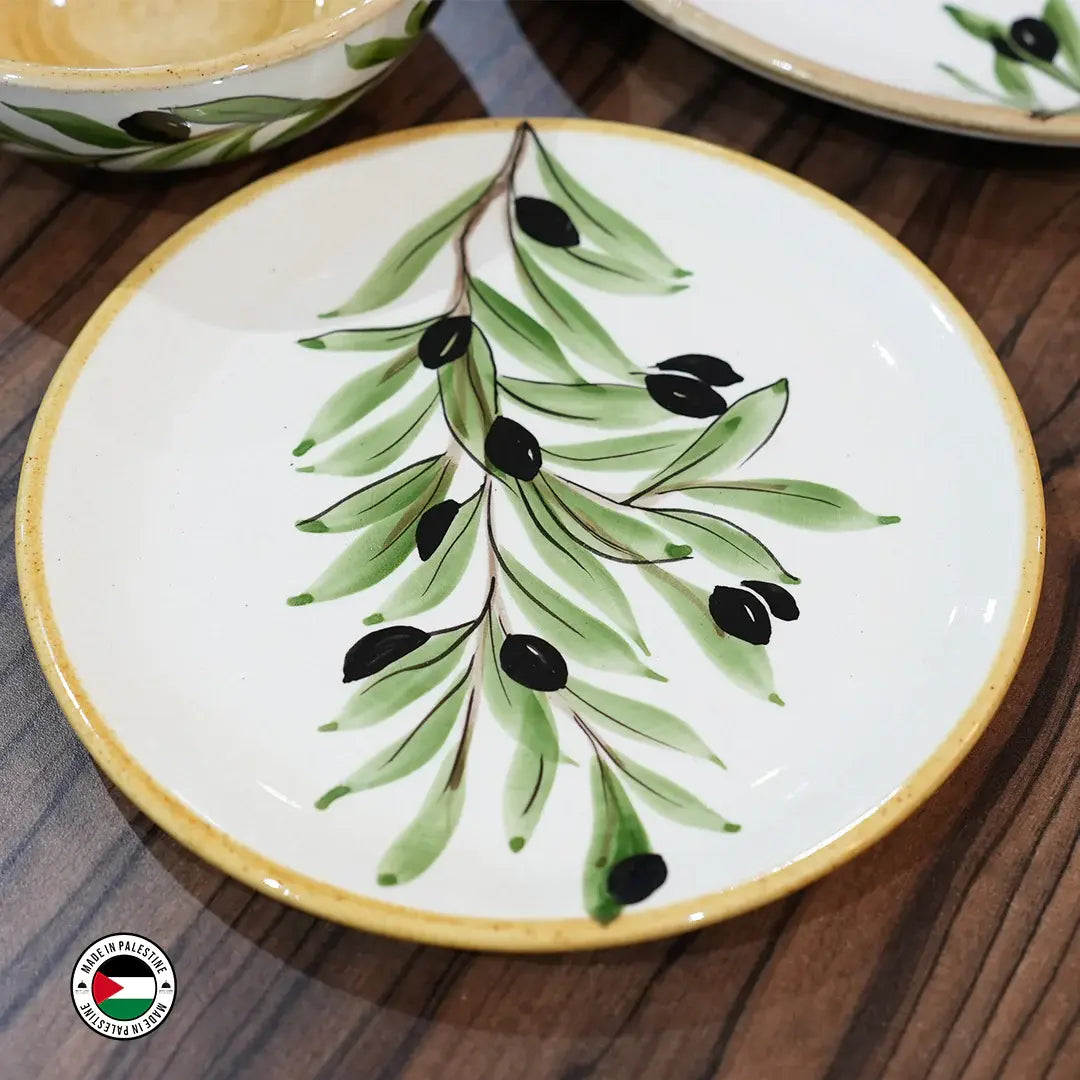 Olive Tree Plate (19cm) - Holy Land Dates