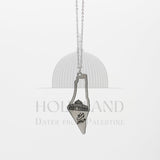 Silver Dome Necklace