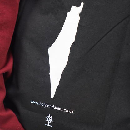 FREE PALESTINE black/green tote bag
