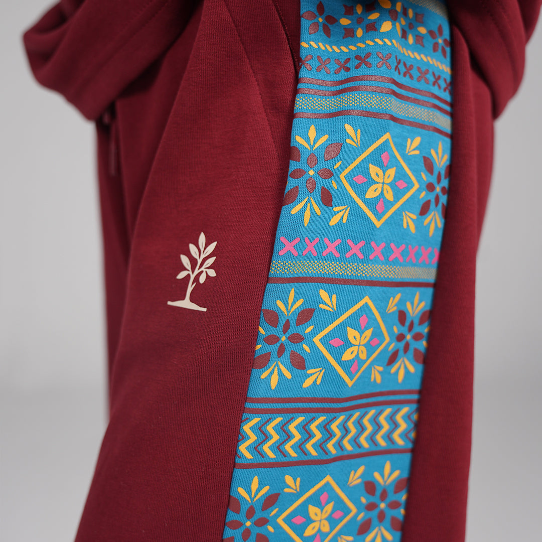 Burgundy Co-Ord Set (XS-2XL)