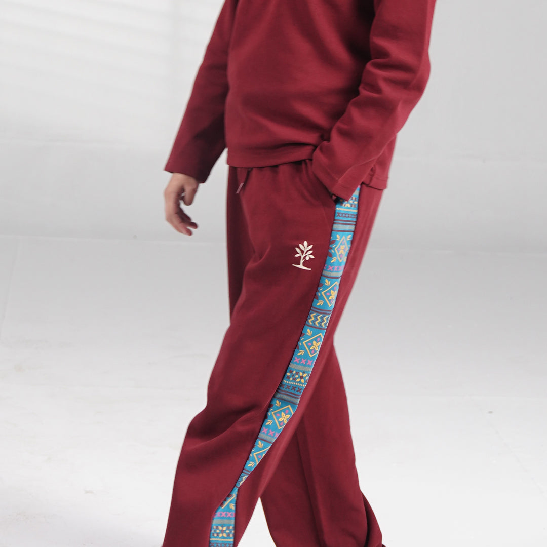 Burgundy Co-Ord Set (XS-2XL)
