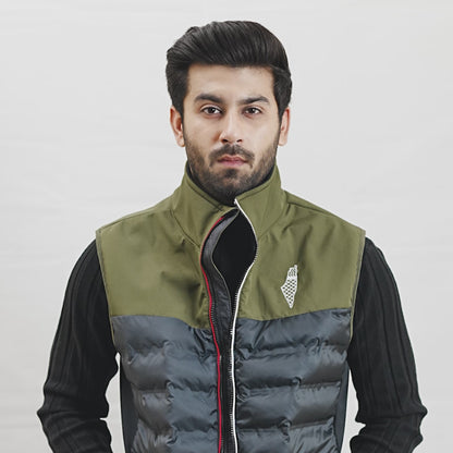 HLD Mens Gilet Green