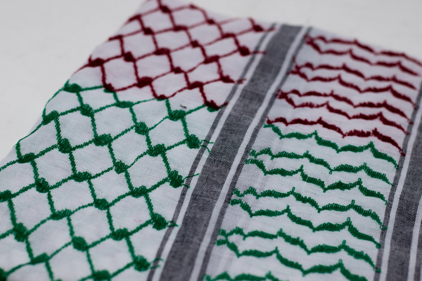 Palestine Flag Hirbawi Kufiya (Kuffiyeh)