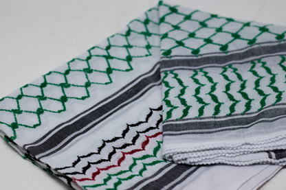 Palestine Flag Hirbawi Kufiya (Kuffiyeh)